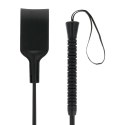 Darkness Fetish Czarny szeroki bat 53 cm z miękkim PCV