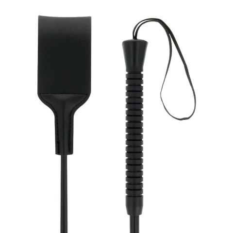 Darkness Fetish Czarny szeroki bat 53 cm z miękkim PCV