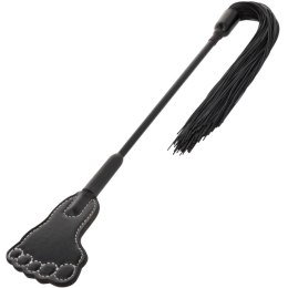 Darkness Szpicruta Dwustronna Czarna - Model z PVC i Skory Ekologicznej