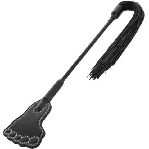 Darkness Szpicruta Dwustronna Czarna - Model z PVC i Skory Ekologicznej
