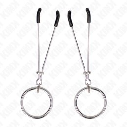 Kink Zaciski na sutki z O-ringiem 7 cm - metalowe, regulowane