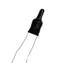 OhMama Fetish silikonowy naparstek analny z teksturowaną powierzchnią 6cm
