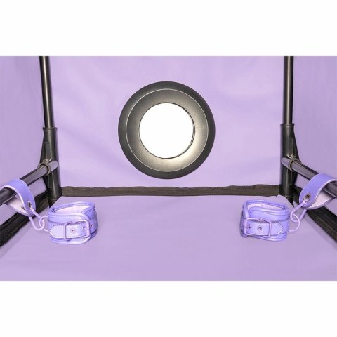 Secret Dome Club Cabina Violet - przenośna kabina z matą i LED, 60x60x70 cm