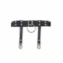 Subblime 953744 Skorzana Podwiązka Punk Czarna Regulowana One Size