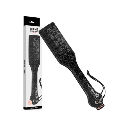 Begme Paddle Black Edition z wegańskiej skory 32x6cm