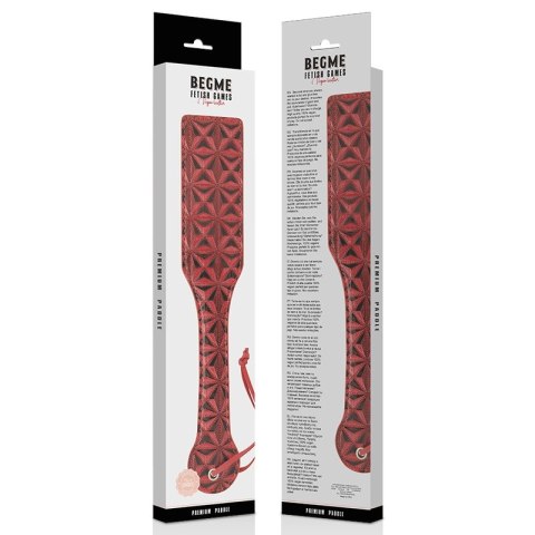 Begme Red Edition - Łopata z wysokiej jakości skory wegańskiej
