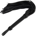 Darkness Bicz Bondage 42 cm czarny skora - model z ergonomicznym uchwytem