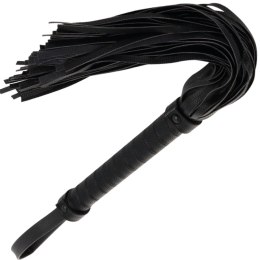 Darkness Bicz Bondage 42 cm czarny skora - model z ergonomicznym uchwytem