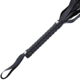 Darkness Czarny Bicz Bondage 51 cm - Elegancki Model z Uchwytami