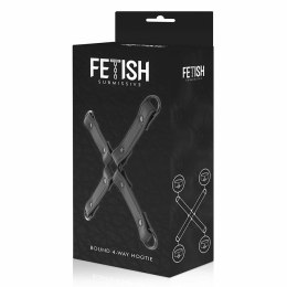 Fetish Submissive uprząż wegańska, regulowana, czarna, Submissive
