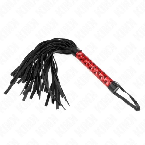 KINK Bat Diamond Pattern 40 cm - Skorzany bat z diamentowym wzorem
