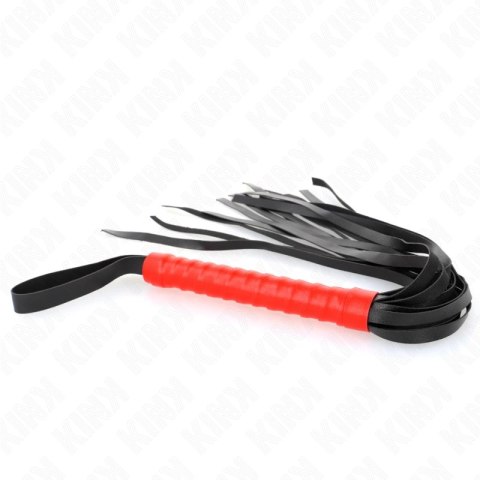 KINK Bicz Miękki z Ogonem 50 cm czarny - model elastyczny