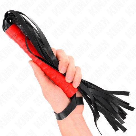 KINK Bicz Miękki z Ogonem 50 cm czarny - model elastyczny