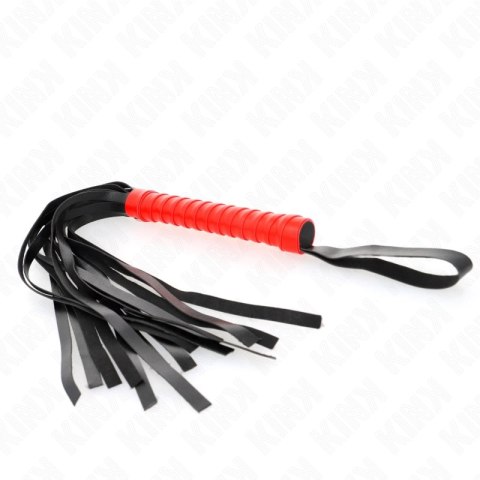 KINK Bicz Miękki z Ogonem 50 cm czarny - model elastyczny
