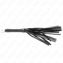KINK Czarny Mini Bicz 28 cm - Skorzany, Ergonomiczny Model