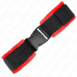 KINK Czarny Nylonowy Pasek na Nadgarstki Model 1 z Regulacją 25-35cm