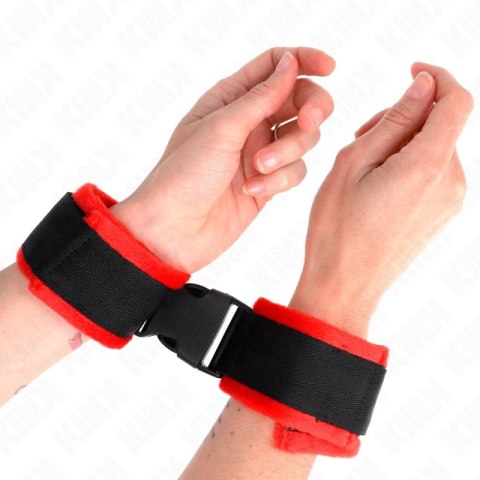 KINK Czarny Nylonowy Pasek na Nadgarstki Model 1 z Regulacją 25-35cm