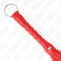 KINK Mini Bat Red 28 cm - kompaktowy bat skorzany, czerwony