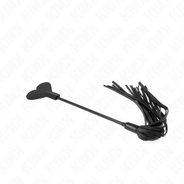 KINK Paddle Serce 35 cm - Skorzana paletka dekoracyjna, czerwona