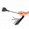KINK Paddle Serce 35 cm - Skorzana paletka dekoracyjna, czerwona