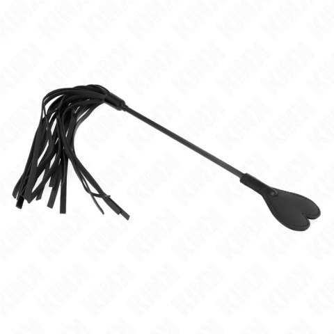 KINK Paddle Serce 35 cm - Skorzana paletka dekoracyjna, czerwona
