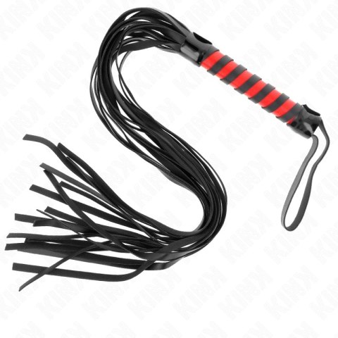 KINK Pas Długi w Paski 70 cm - Stylowy Skorzany Pas do Zadań Specjalnych