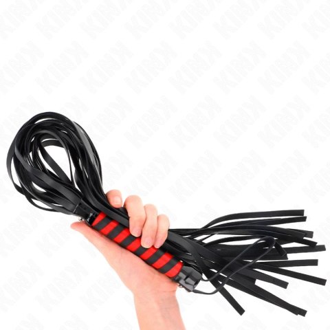 KINK Pas Długi w Paski 70 cm - Stylowy Skorzany Pas do Zadań Specjalnych