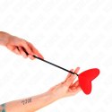 KINK Serce Paddle 33x10 cm Czerwona Skorzana Paleta Anatomiczna