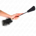 KINK Strusie Piora z Koronką - Elegancki Duster 56 cm