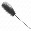 KINK Strusie Pioro do Łaskotania 19 cm - Delikatny Akcent w Czerni