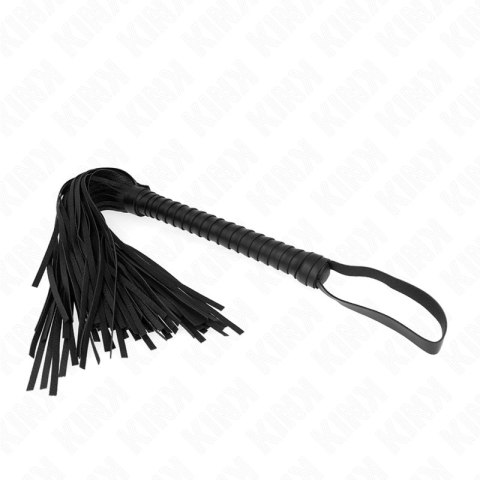 Kink Bat Whip czarna teksturowana rączka 48,5 cm - wytrzymały model