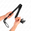 Kink Bat Whip czarna teksturowana rączka 48,5 cm - wytrzymały model