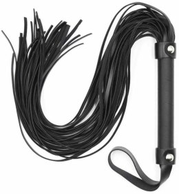 OHMAMA Fetish - Srebrne bransoletki z biczem, 64 cm, PVC/żelazo