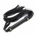 OHMAMA Fetish - Srebrne bransoletki z biczem, 64 cm, PVC/żelazo