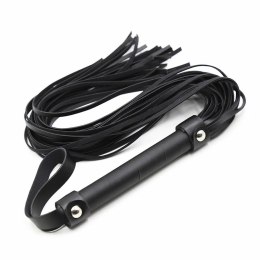 OHMAMA Fetish - Srebrne bransoletki z biczem, 64 cm, PVC/żelazo