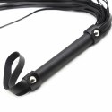 OHMAMA Fetish - Srebrne bransoletki z biczem, 64 cm, PVC/żelazo