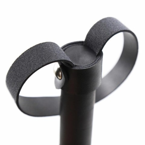 OHMAMA Fetish - Srebrne bransoletki z biczem, 64 cm, PVC/żelazo