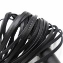 OHMAMA Fetish - Srebrne bransoletki z biczem, 64 cm, PVC/żelazo