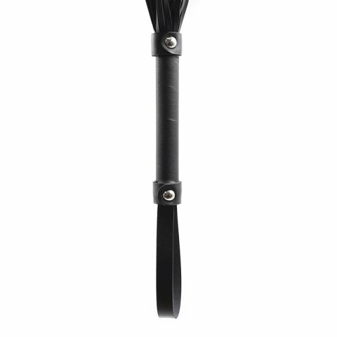 OHMAMA Fetish - Srebrne bransoletki z biczem, 64 cm, PVC/żelazo