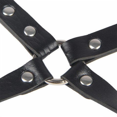 Subblime Kajdanki z paskiem Bondage czarne uniwersalne