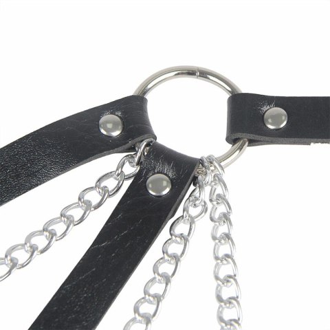 Subblime Punk Bondage Pasek Czarny Metalowa Klamra Uniwersalny