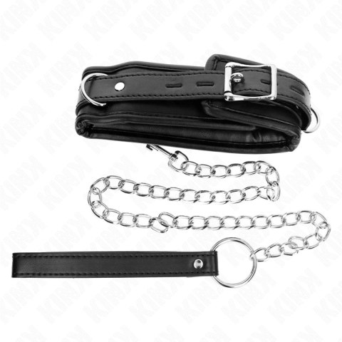 KINK Ciężki naszyjnik z paskiem 65 cm, regulowany 36,5-50 cm, model 1