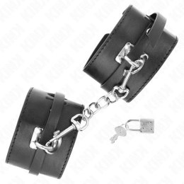 KINK Deluxe Regulowane Zabezpieczenia Nadgarstkow Czarny 14,5-21cm