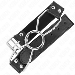 KINK Klejn Pajak S - anatomiczny gag silikonowy 3 cm, czarny