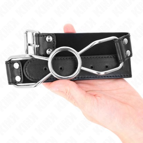 KINK Klejn Pajak S - anatomiczny gag silikonowy 3 cm, czarny
