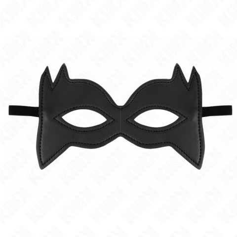 KINK Maska Kota Model 3 - Czarna Maskarada 18,5x12,5 cm