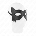 KINK Maska Kota Model 3 - Czarna Maskarada 18,5x12,5 cm