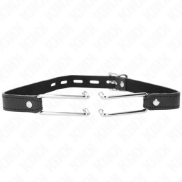 KINK Metalowy Haczyk z Regulowanym Skorzanym Paskiem 11,5 cm