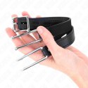 KINK Metalowy Haczyk z Regulowanym Skorzanym Paskiem 11,5 cm