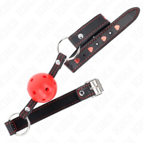 KINK Model 2 Hollow Klin twardy 65x2,5 cm czerwony - wytrzymały silikon